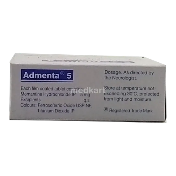 admenta 5mg tablet 10's